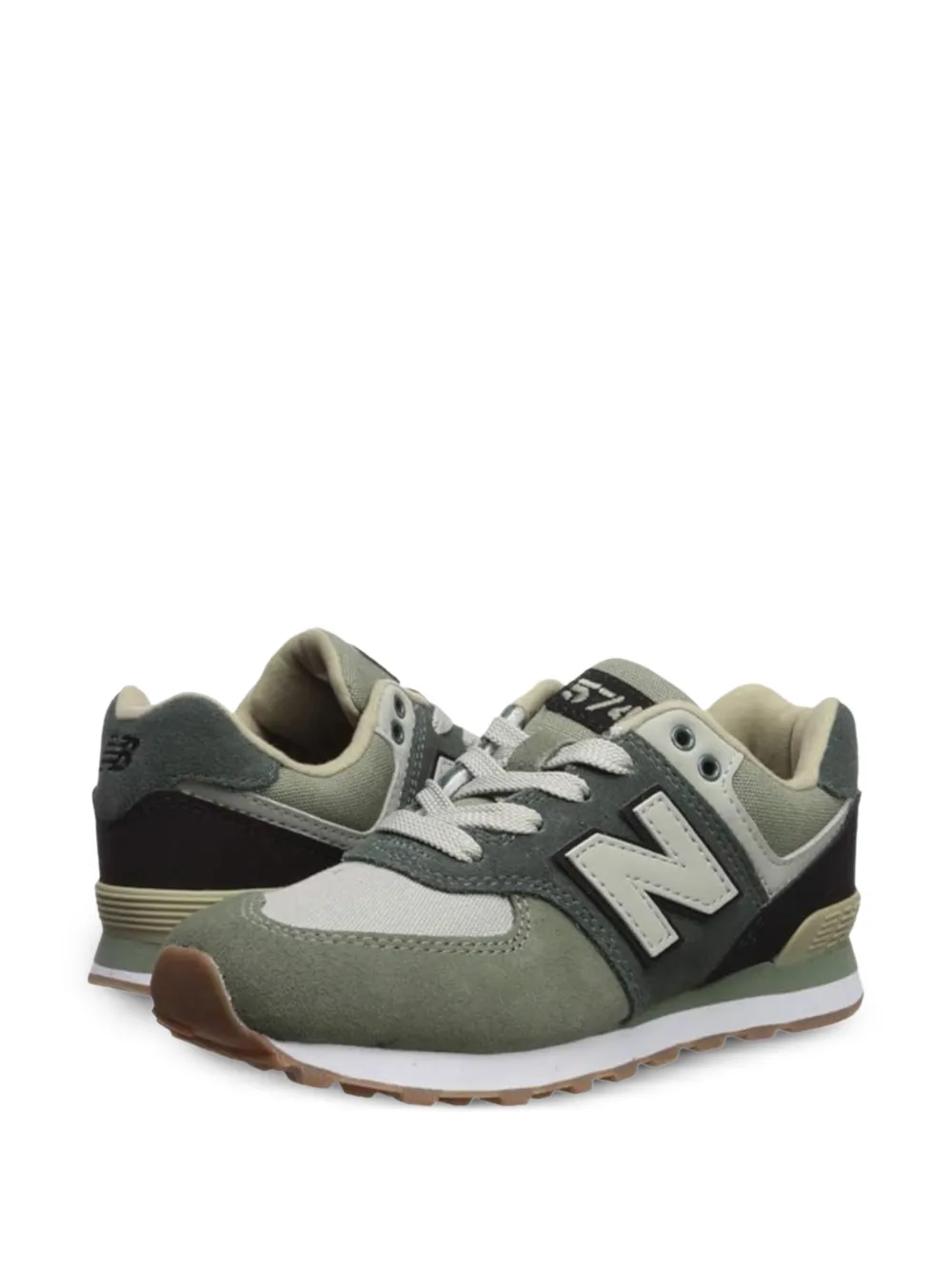 New Balance Kids 574 low-top sneakers Groen