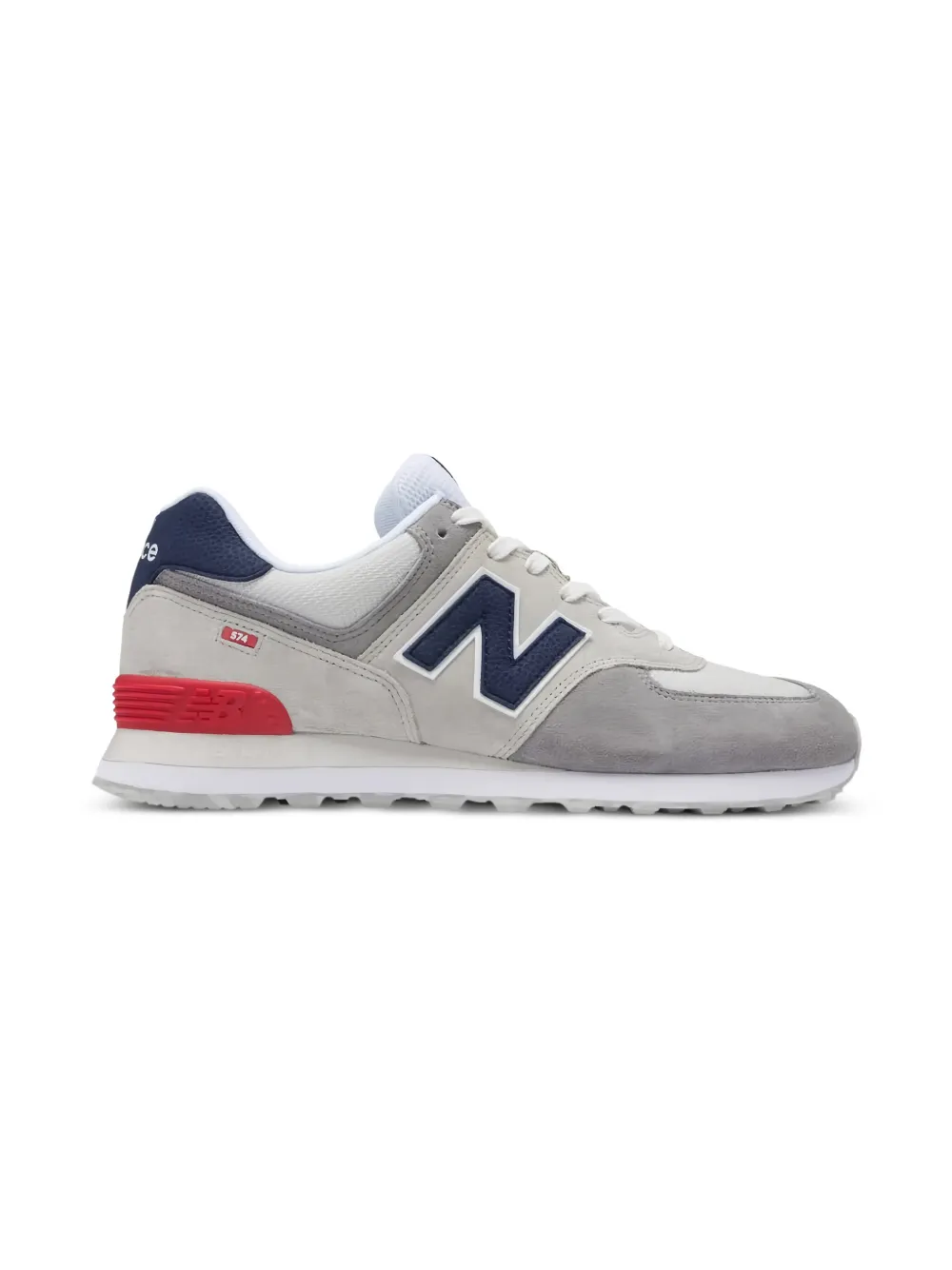 New Balance Kids 574 colourblock sneakers - Grigio