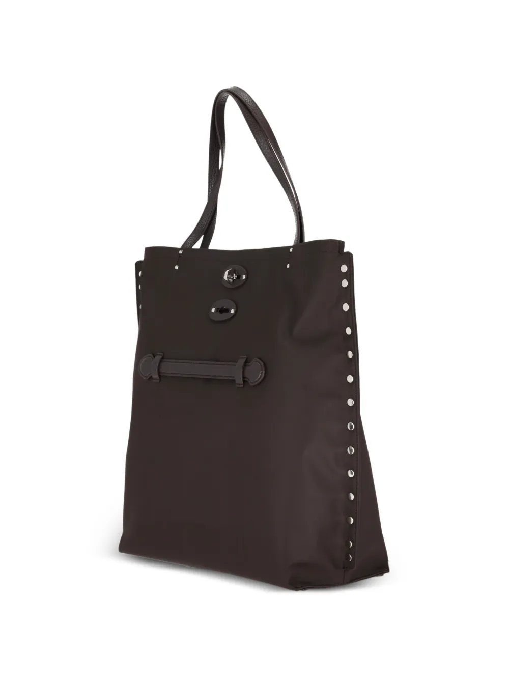 Zanellato A'Spasso shopper met ringlets Bruin
