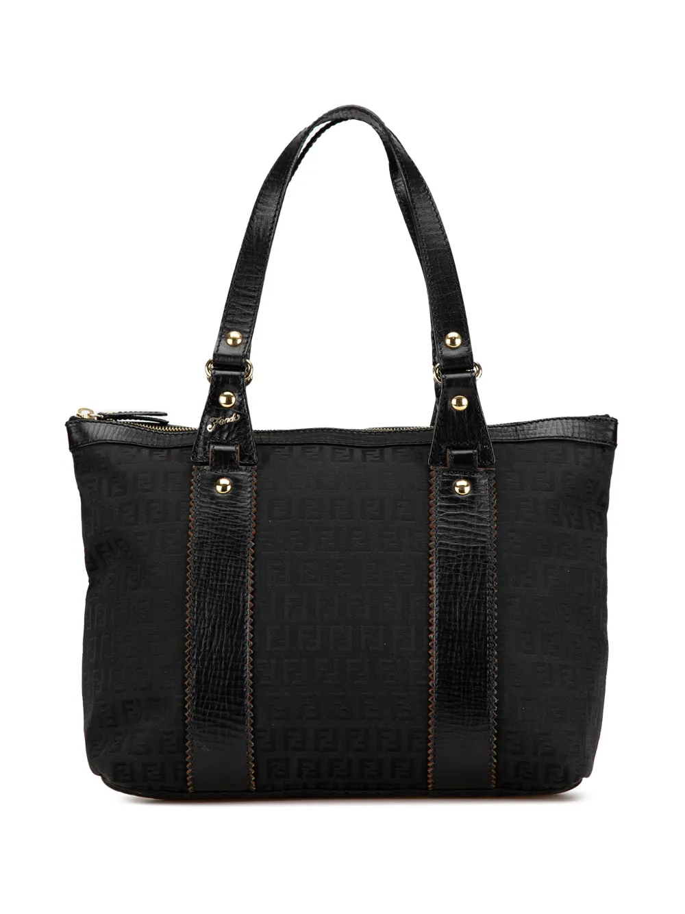 Fendi Pre-Owned 2000-2010 Zucchino Canvas handbag | Black | Image 1