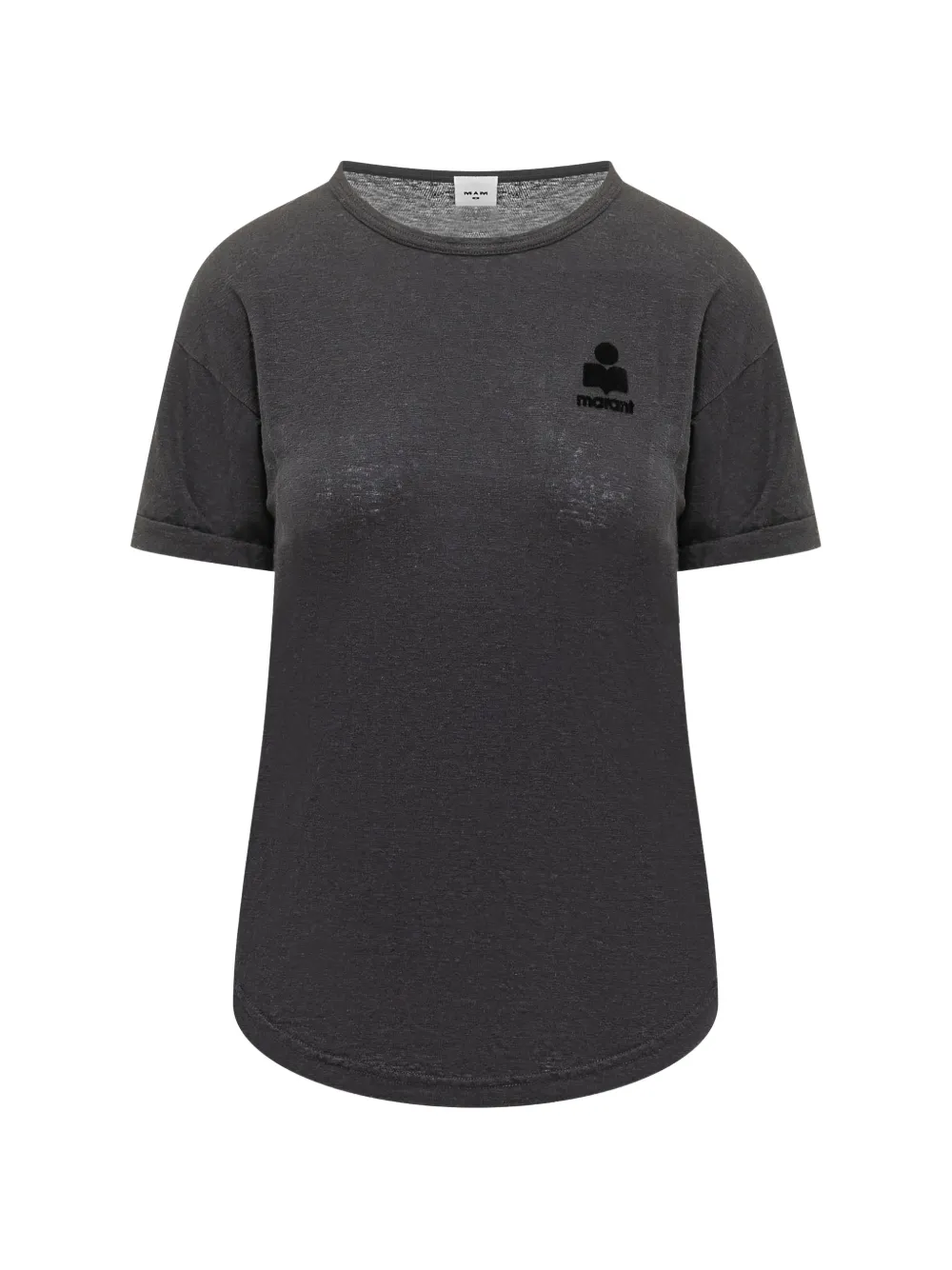 Isabel Marant Étoile Koldia-gz Logo T-shirt In Gray