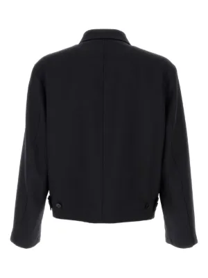 ジルサンダー ジップアップジャケット シルク混 34 イタリア製 ベージュ Jil Sander（ジルサンダー）シャツジャケット - FARFETCH