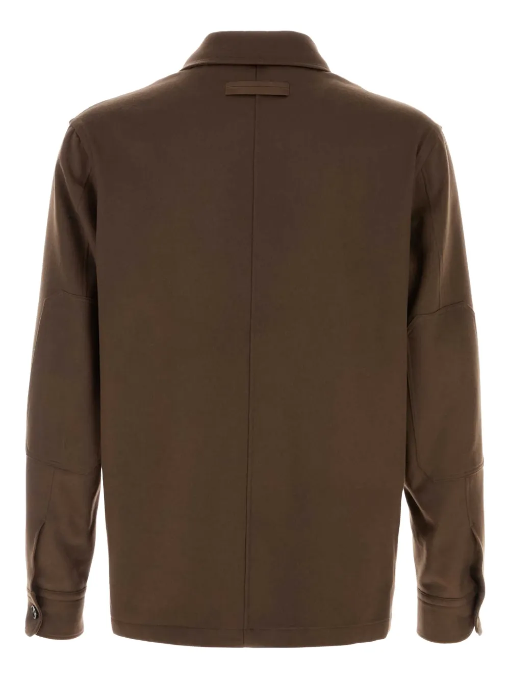 Zegna Overhemd met borstzak - Bruin