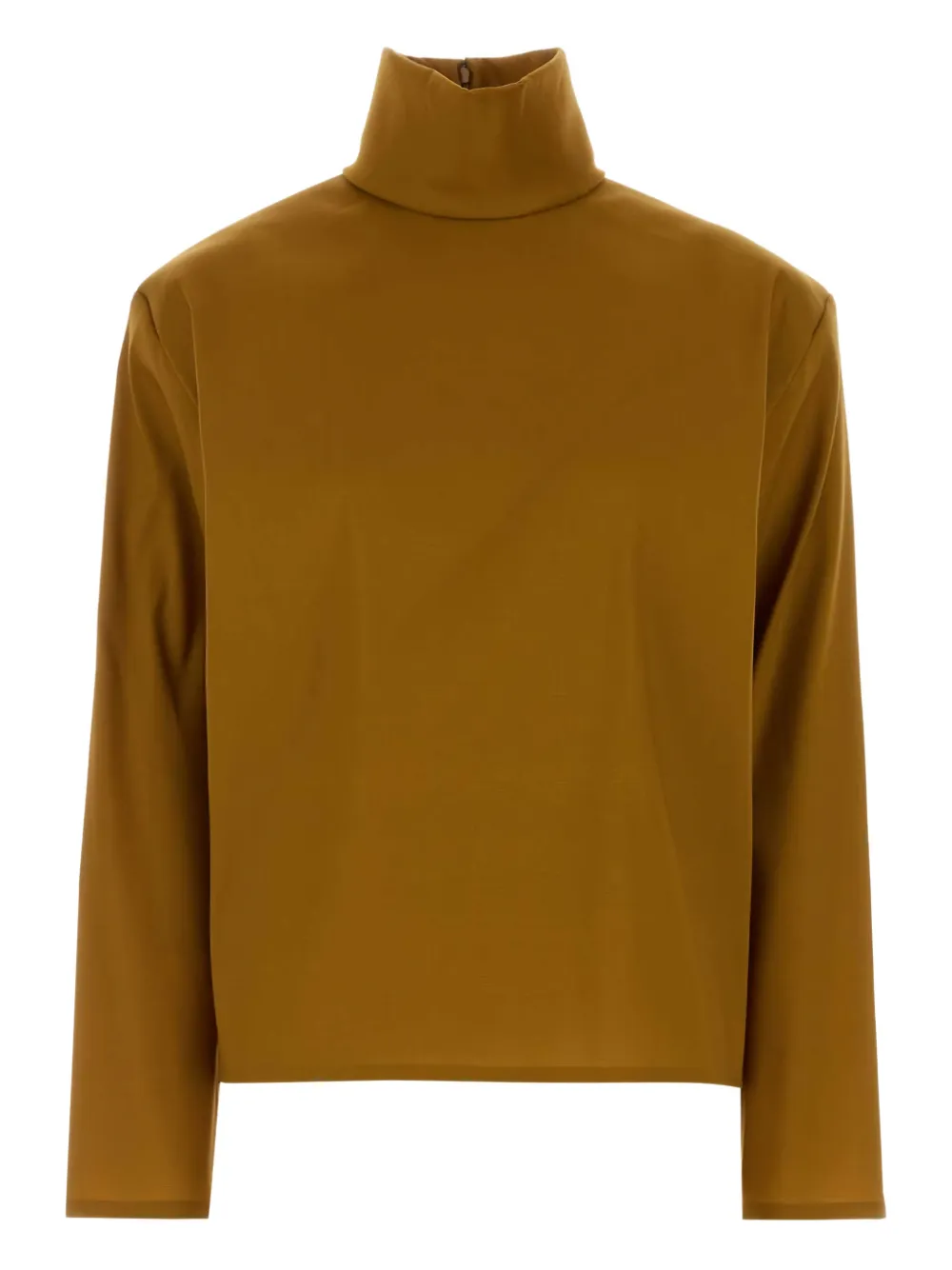 Saint Laurent blusa con cuello alto | marrón | Image 1