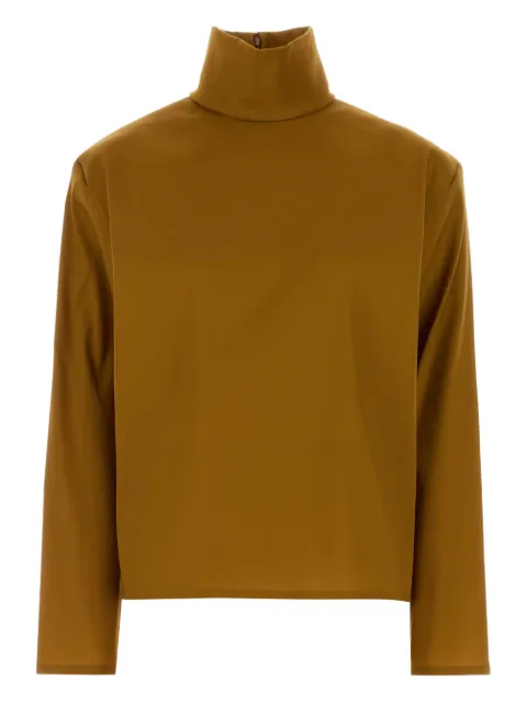 Saint Laurent mock-neck blouse