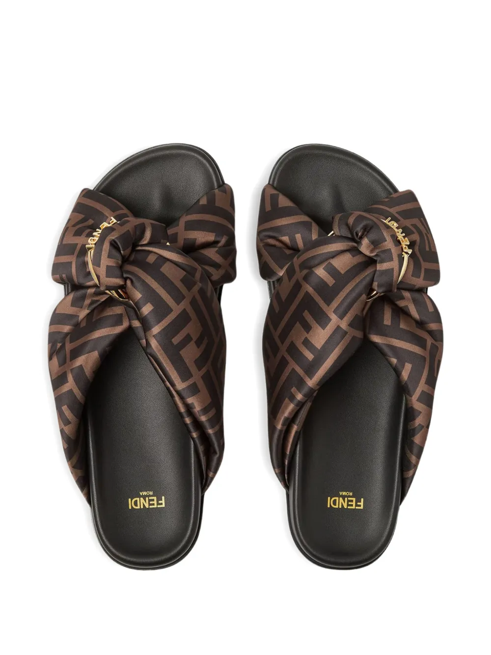 FENDI FF-motif sandals Bruin
