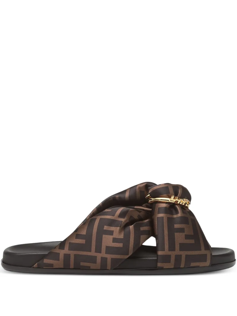 FENDI FF-motif sandals | Brown | Image 1