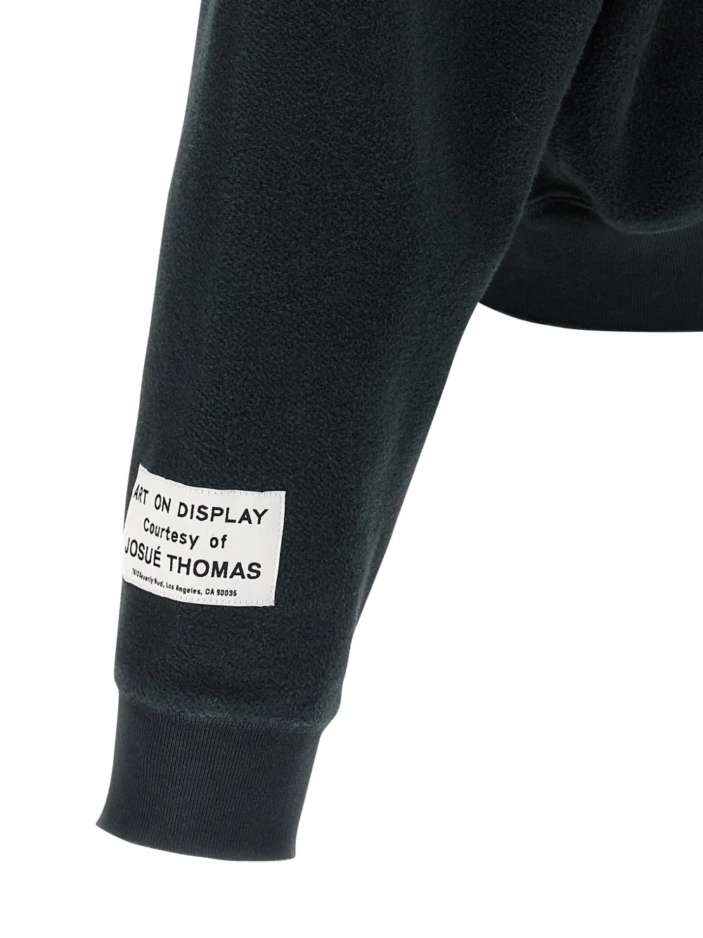 GALLERY DEPT. Hoodie met geborduurd logo en rits Zwart