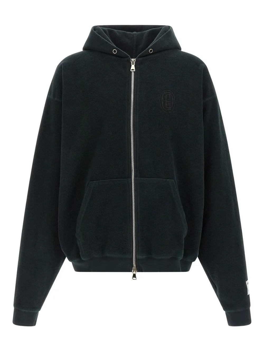 GALLERY DEPT. hoodie con logo bordado y cierre | negro | Image 1