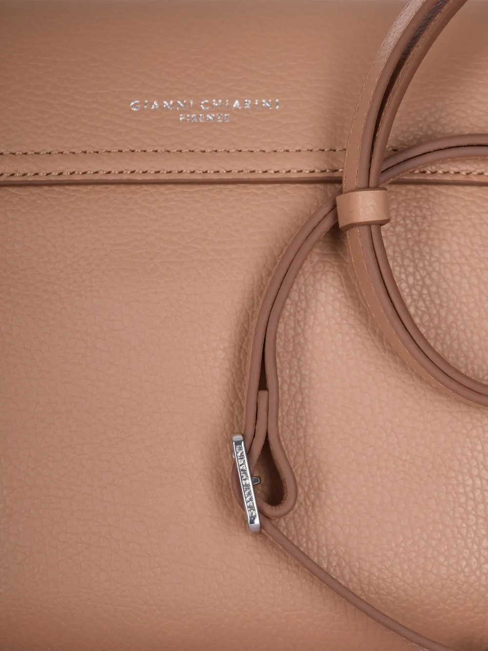  Gianni Chiarini Leather Cross Body Bag - Neutrals 