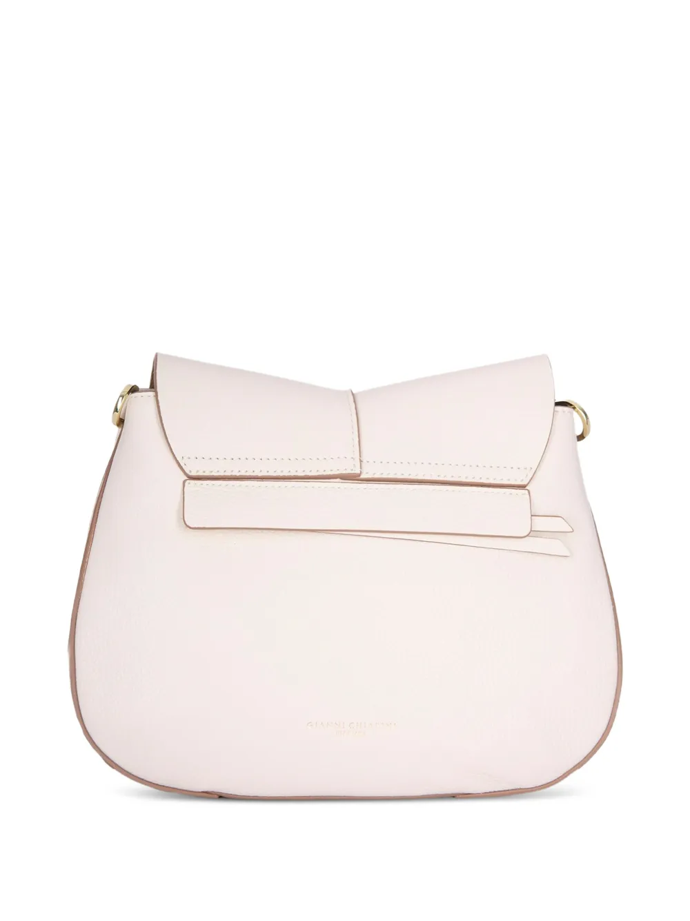 GIANNI CHIARINI curved panelled shoulder bag - Beige