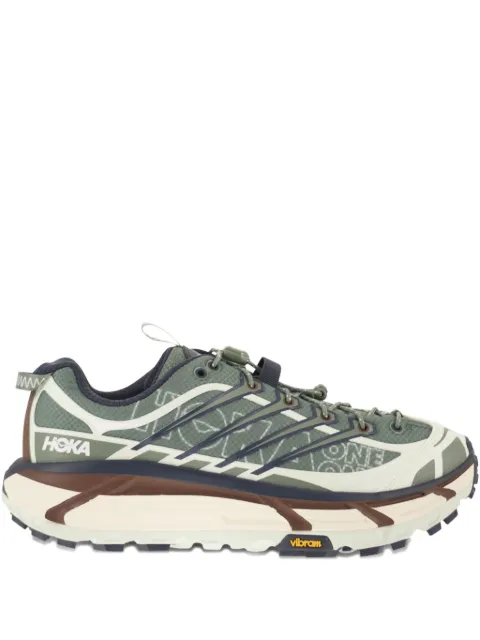 HOKA gusseted quick-lacing sneakers