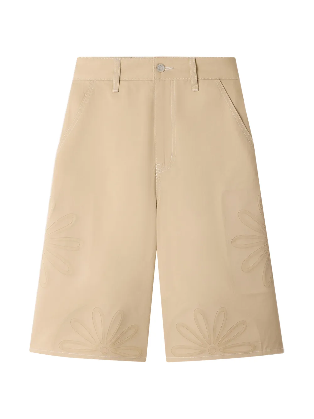 SANDRO floral-detailed shorts - Neutrals