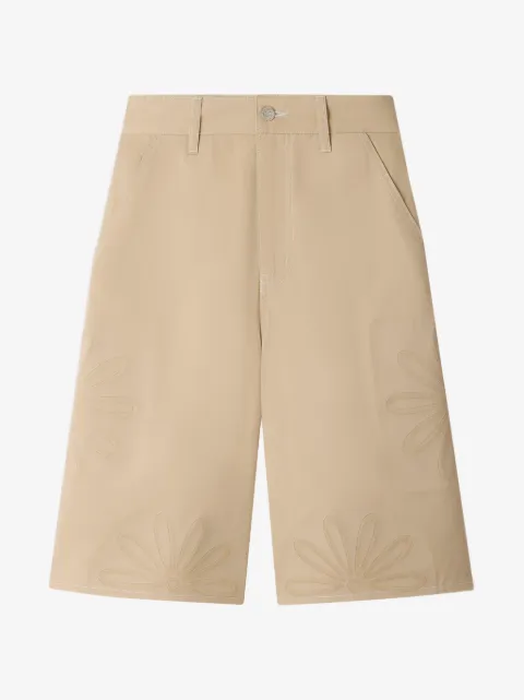 SANDRO cotton bermudas with flower details