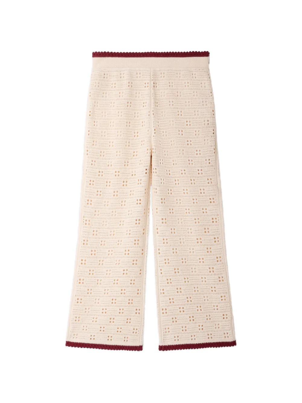 SANDRO Pantaloni all'uncinetto - Bianco