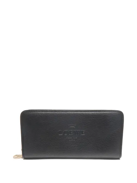 Loewe Pre-Owned 2000s zip-fastening wallet