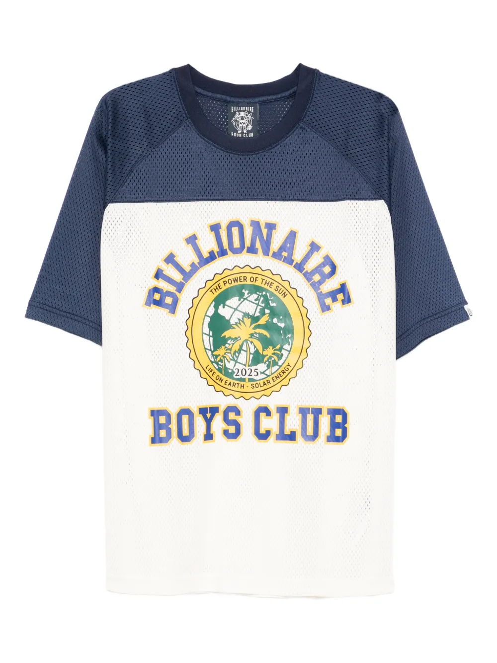 Billionaire Boys Club mesh panelled T-shirt - Bianco