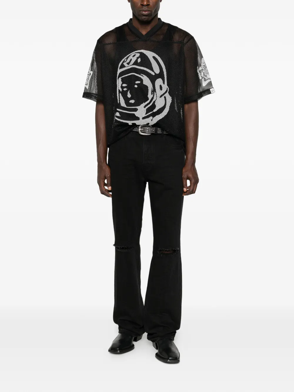 Billionaire Boys Club Astro mesh graphic T-shirt - Zwart