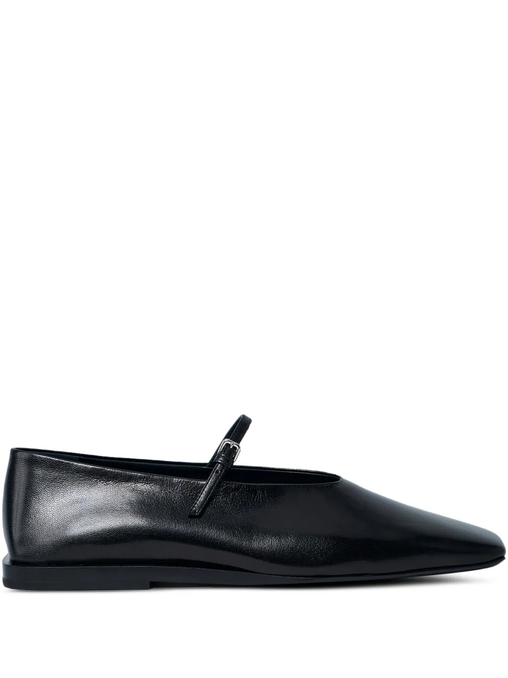 Jil Sander leather ballet flats - Nero