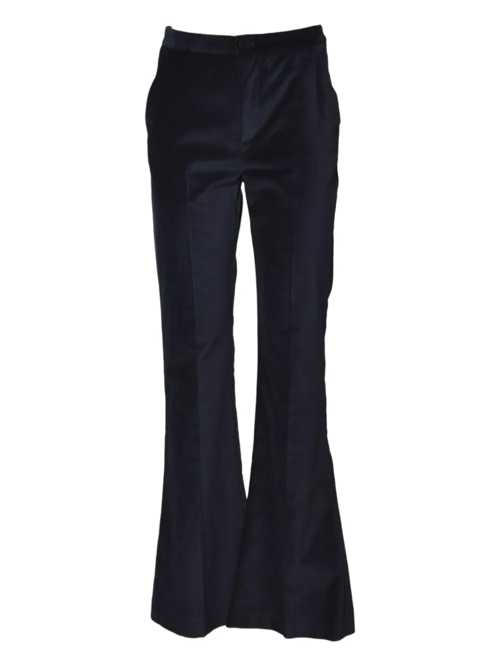 Merci flared pressed-crease trousers - Blu