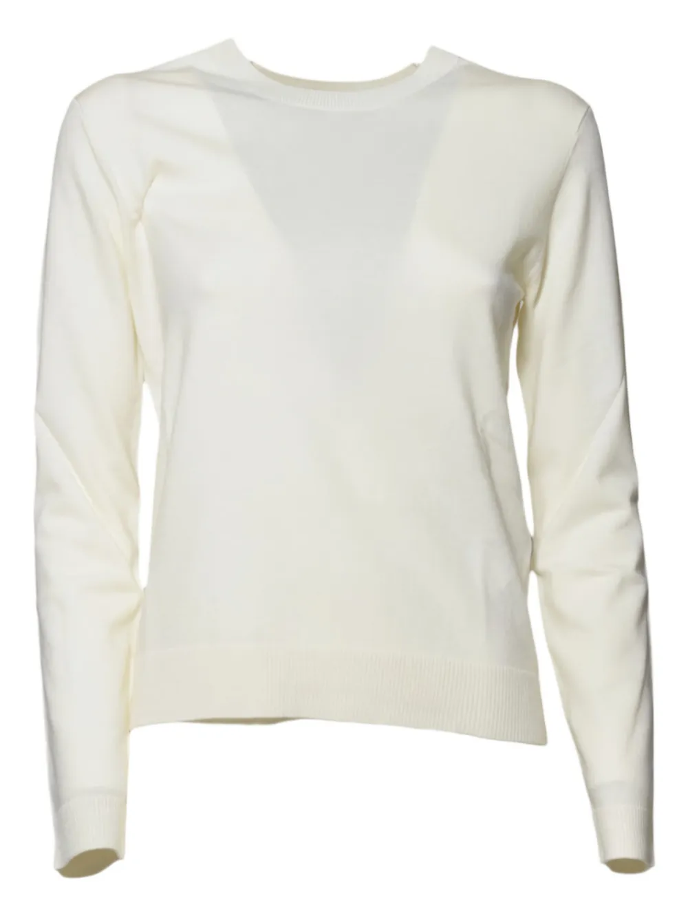 Weekend Max Mara long-sleeve crew-neck sweater - Nude