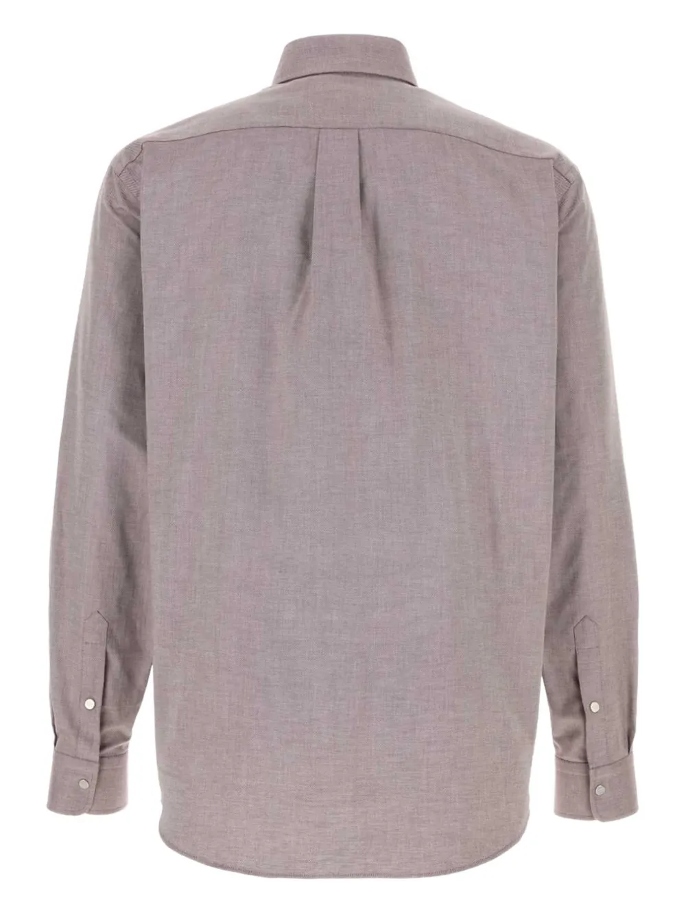 FENDI Overhemd met geborduurd logo - Paars