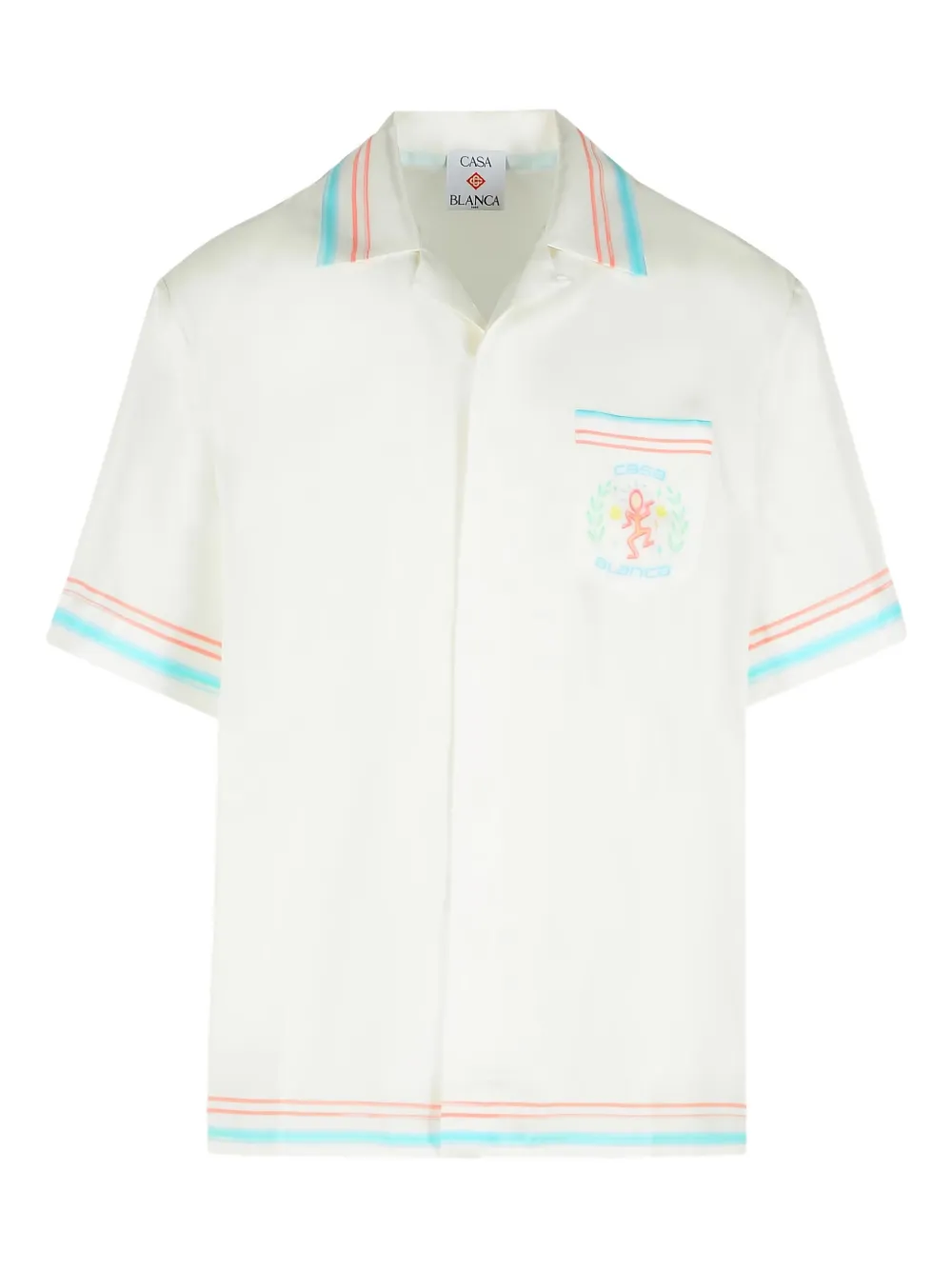 Casablanca Camisa Dance Joy com colarinho | Branco | Image 1
