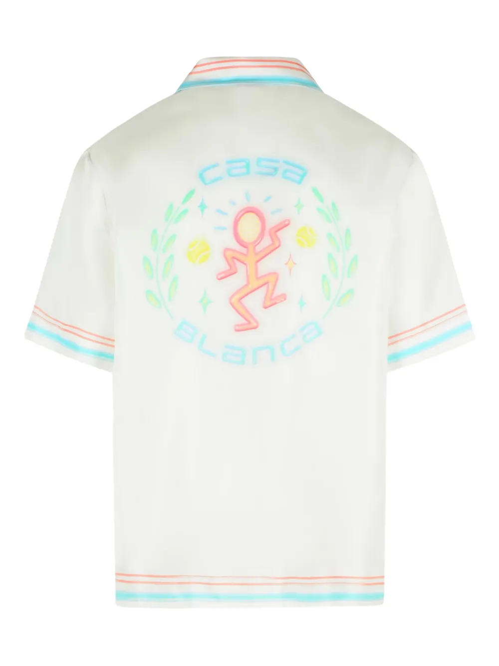 Casablanca Dance Joy blouse met campkraag - Wit