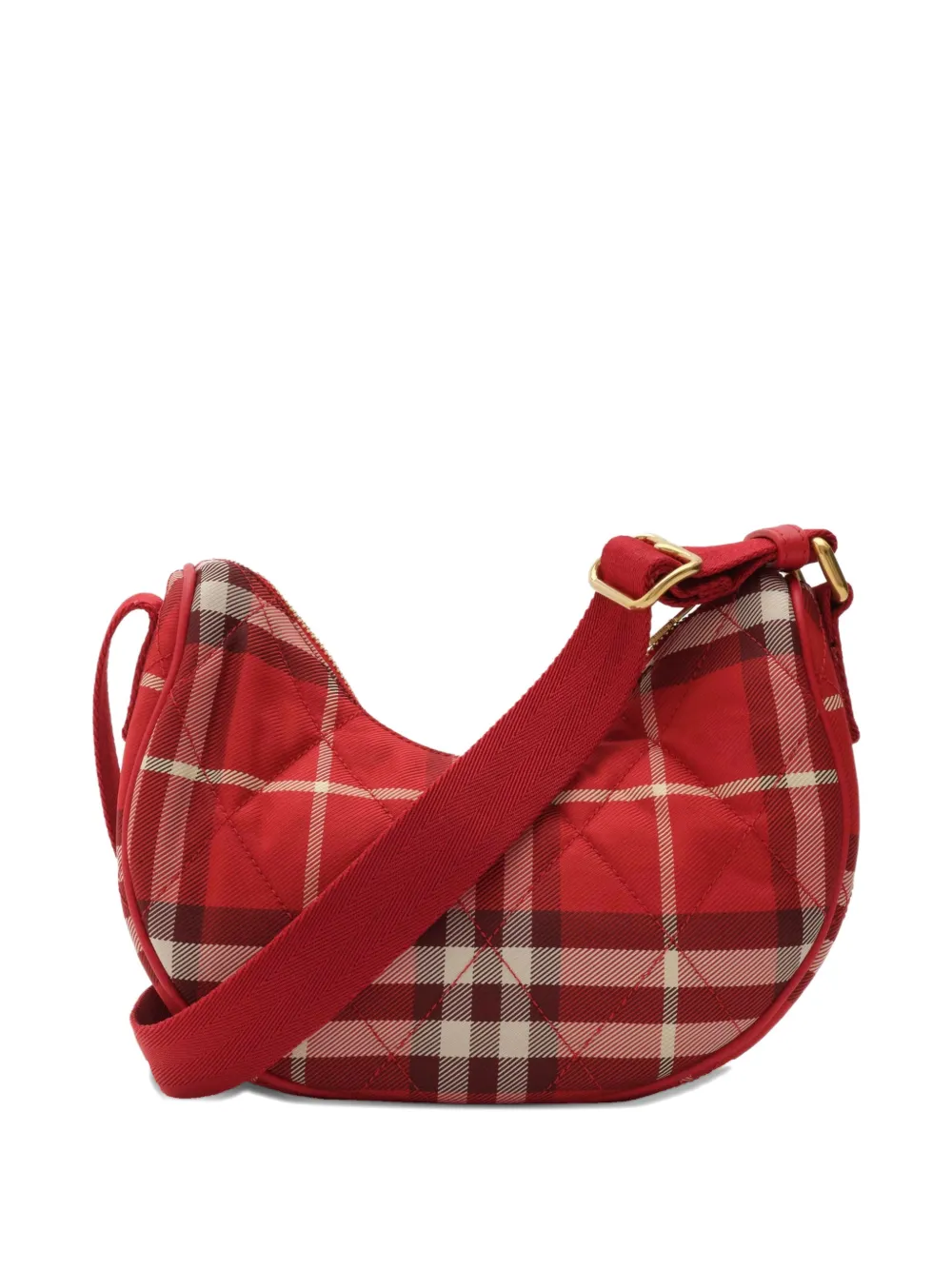  Burberry Horseshoe Cross Body Bag - Red 