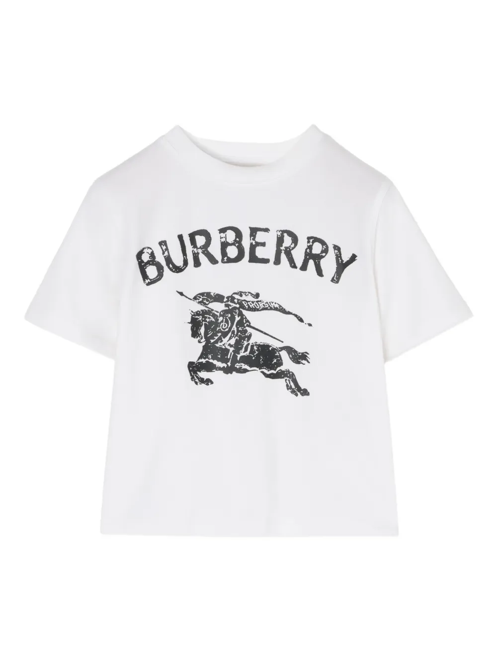 Burberry Kids logo-print T-shirt - White