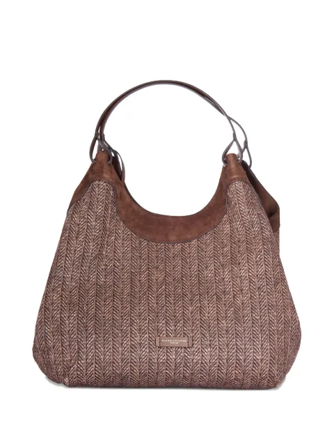 GIANNI CHIARINI patterned leather shoulder bag