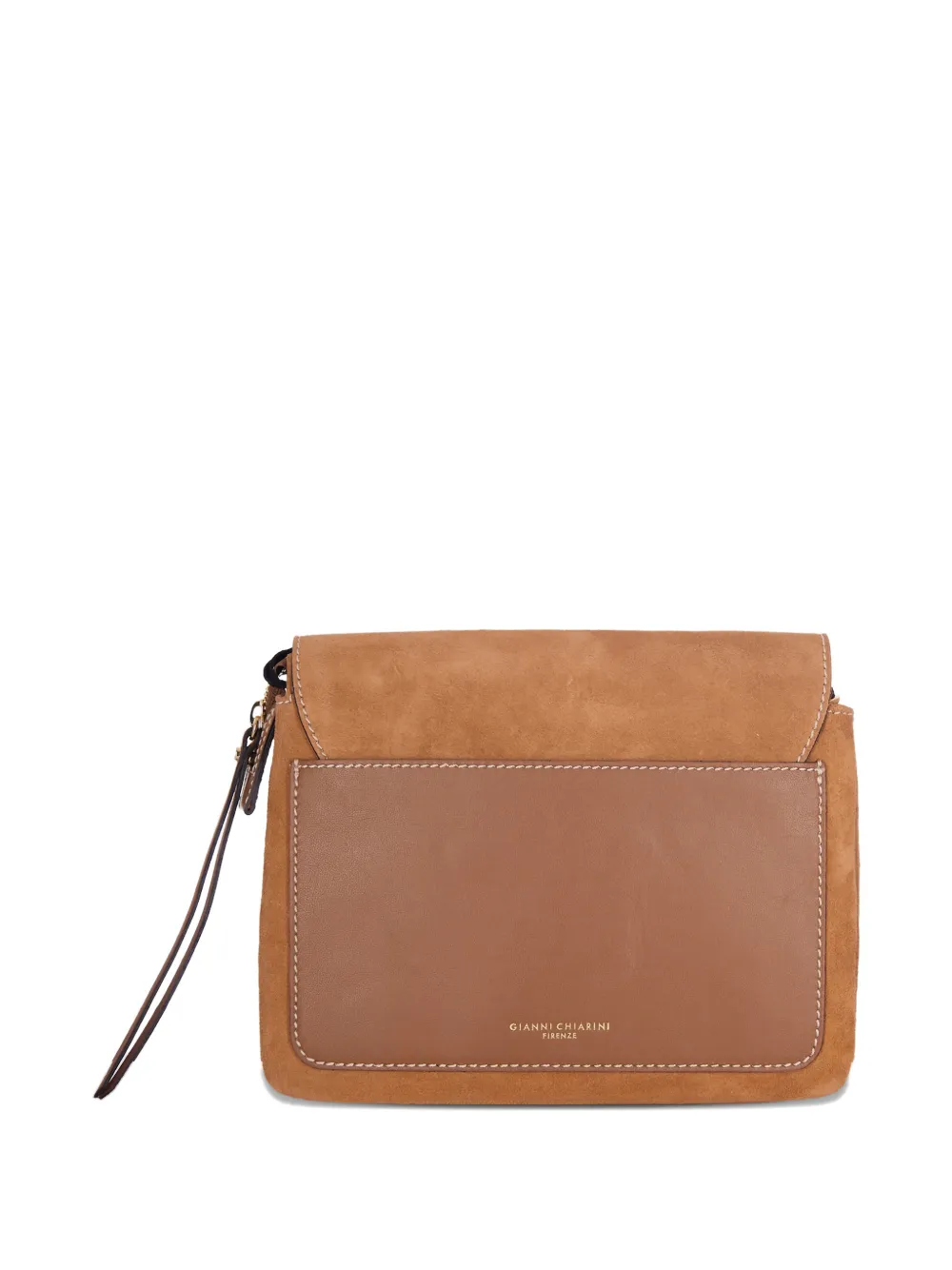 GIANNI CHIARINI flap shoulder bag - Bruin