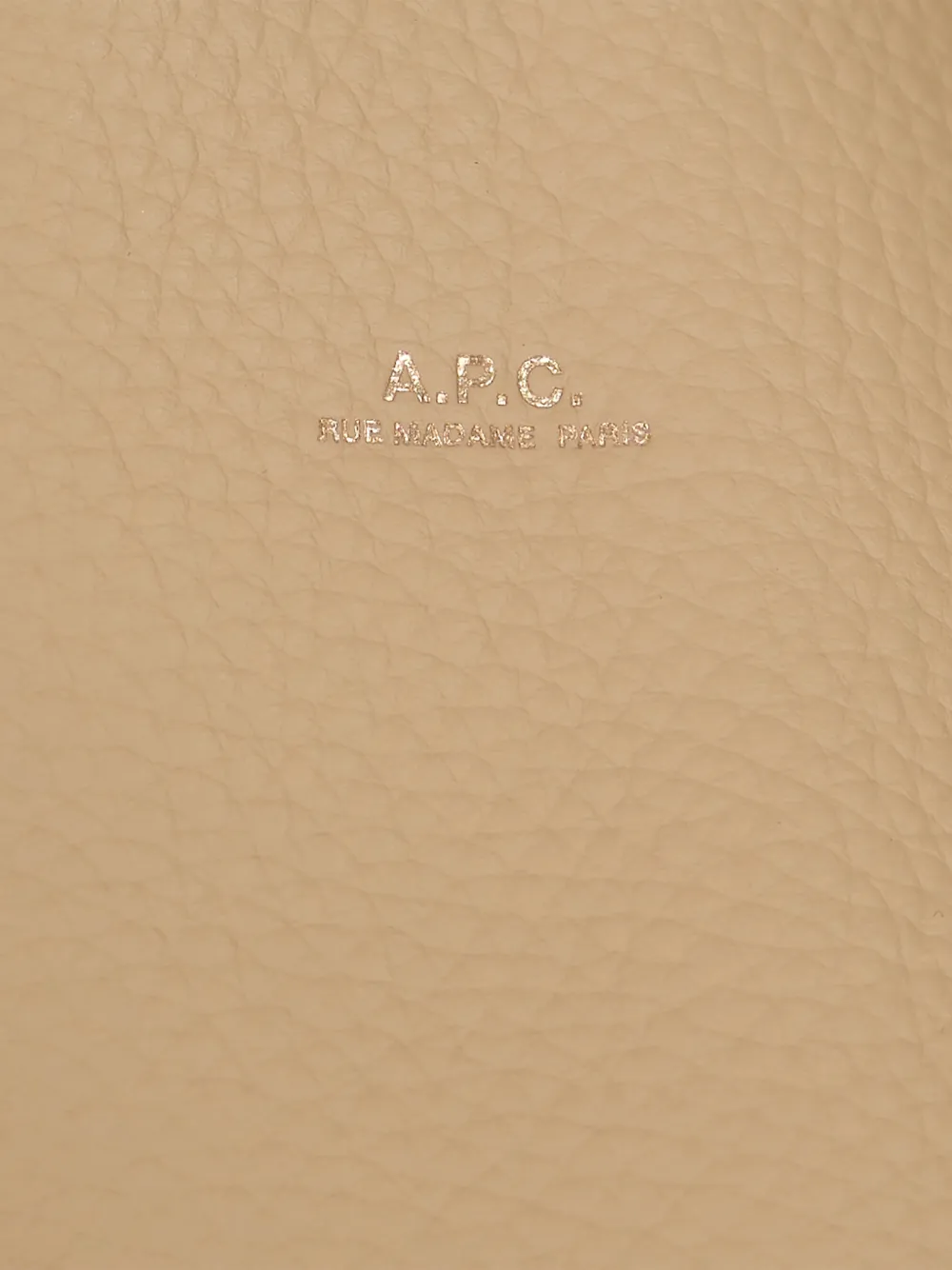  A.p.c. Leather Tote Bag - Neutrals 
