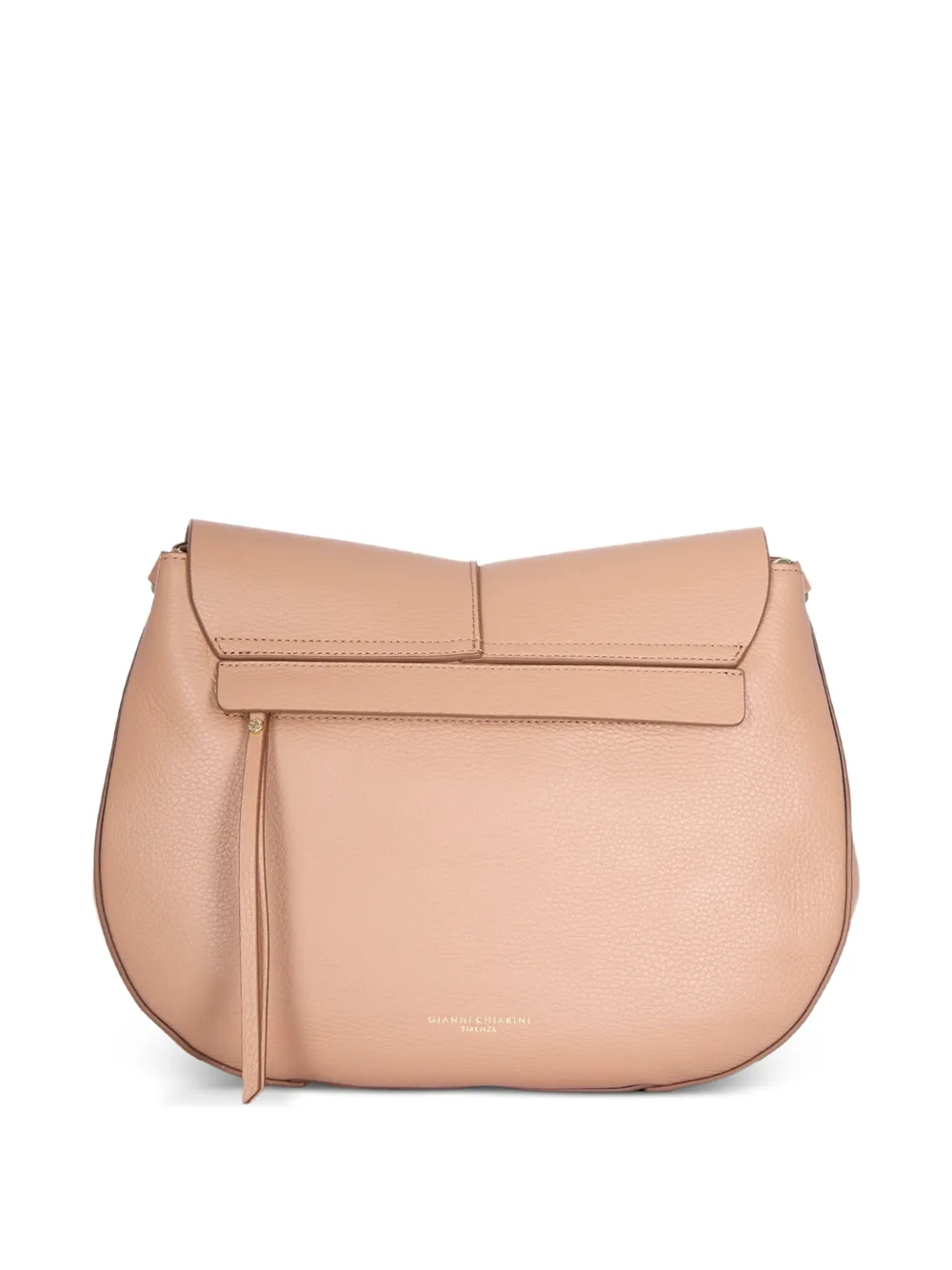 GIANNI CHIARINI grained-leather shoulder bag - Toni neutri