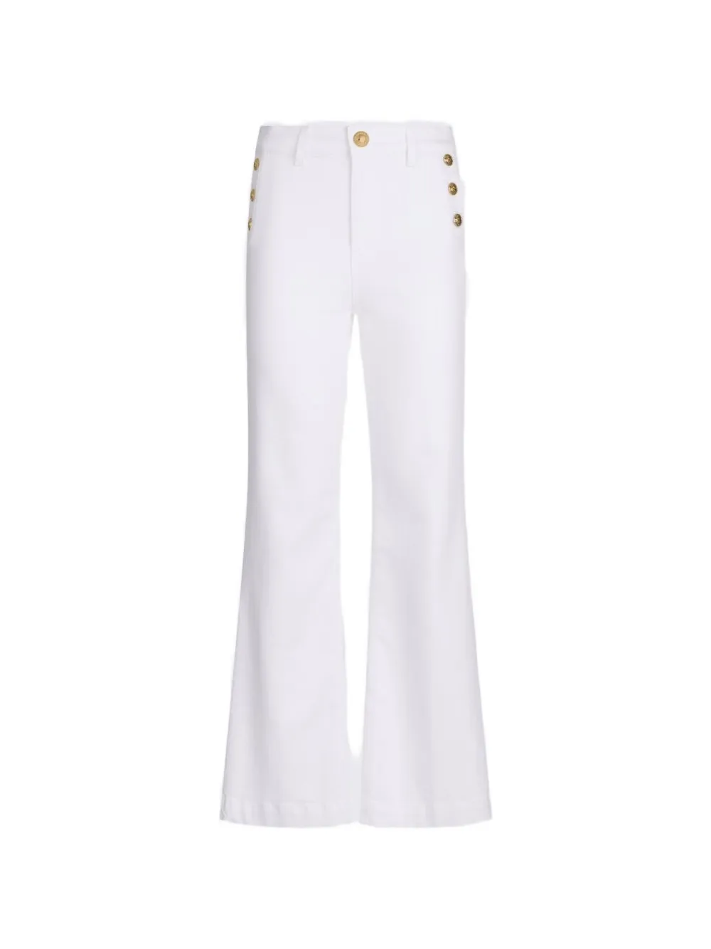 LIU JO Jeans met knoopdetail Wit