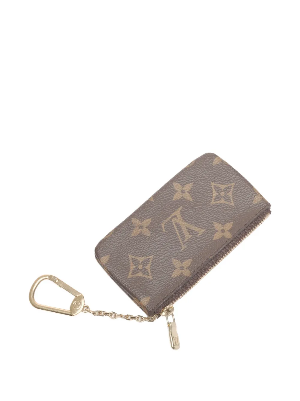 Pre-owned Louis Vuitton 2016 Monogram Zip Wallet In Brown
