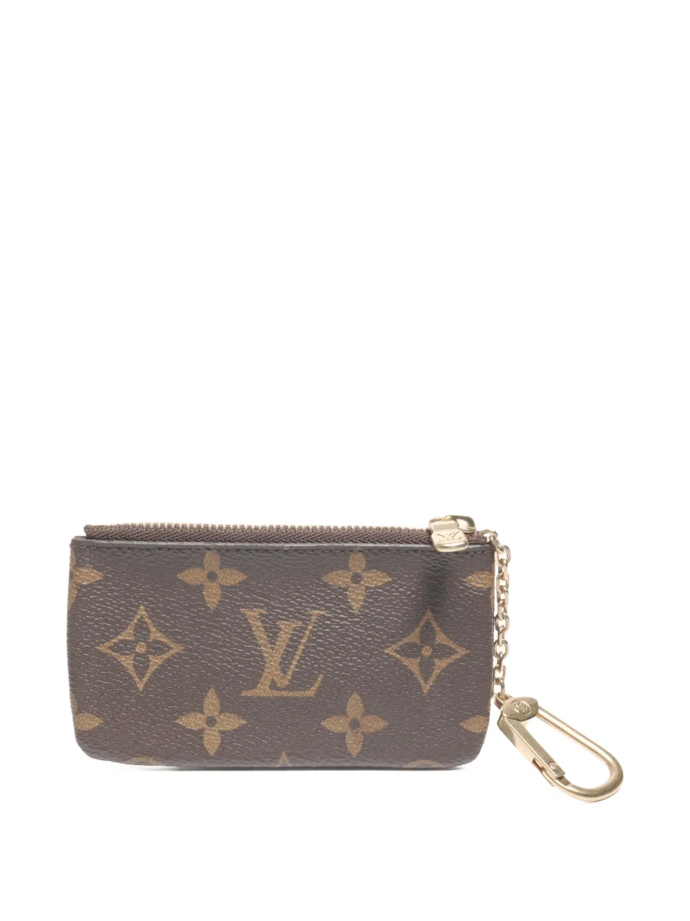 Pre-owned Louis Vuitton 2016 Monogram Zip Wallet In Brown