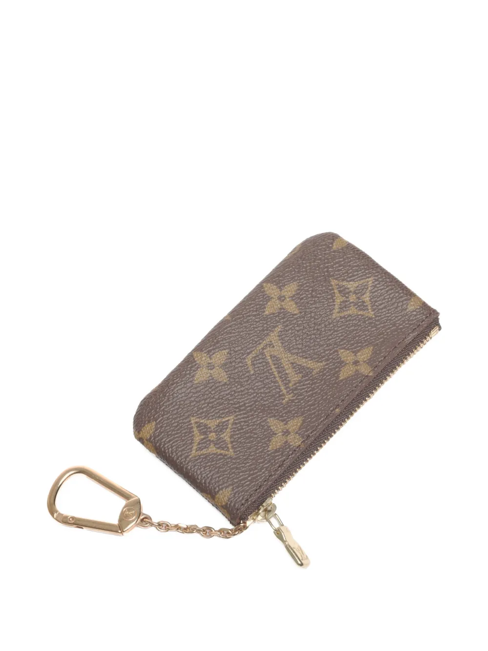LOUIS VUITTON Pre-owned 1999 Monogram Chain Wallet In Brown
