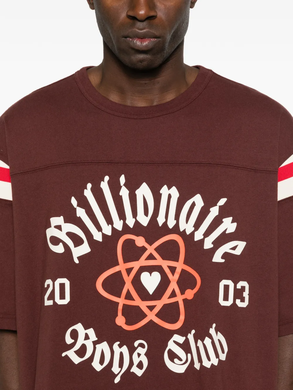 Billionaire Boys Club Atom Sport logoprinten T-shirt Bruin