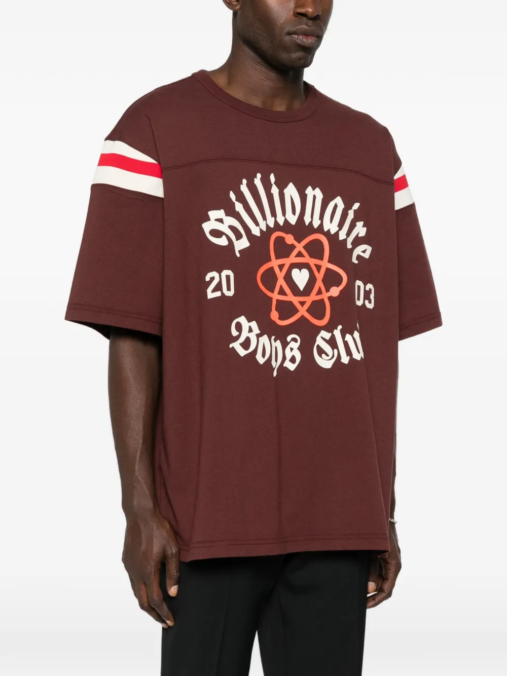 Billionaire Boys Club Atom Sport logoprinten T-shirt Bruin