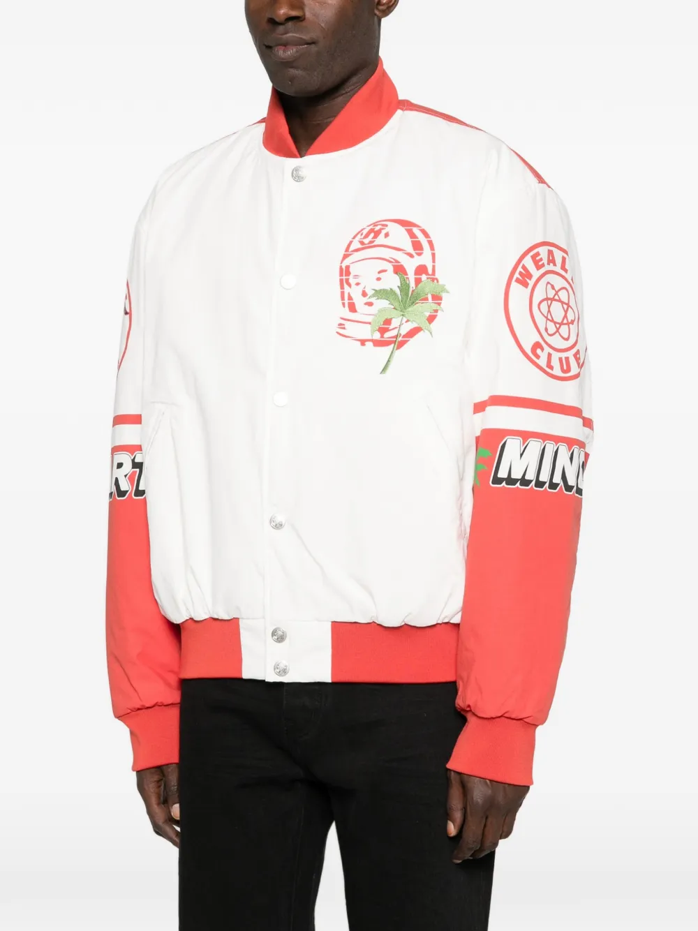 Billionaire Boys Club Bomberjack met grafische print Wit