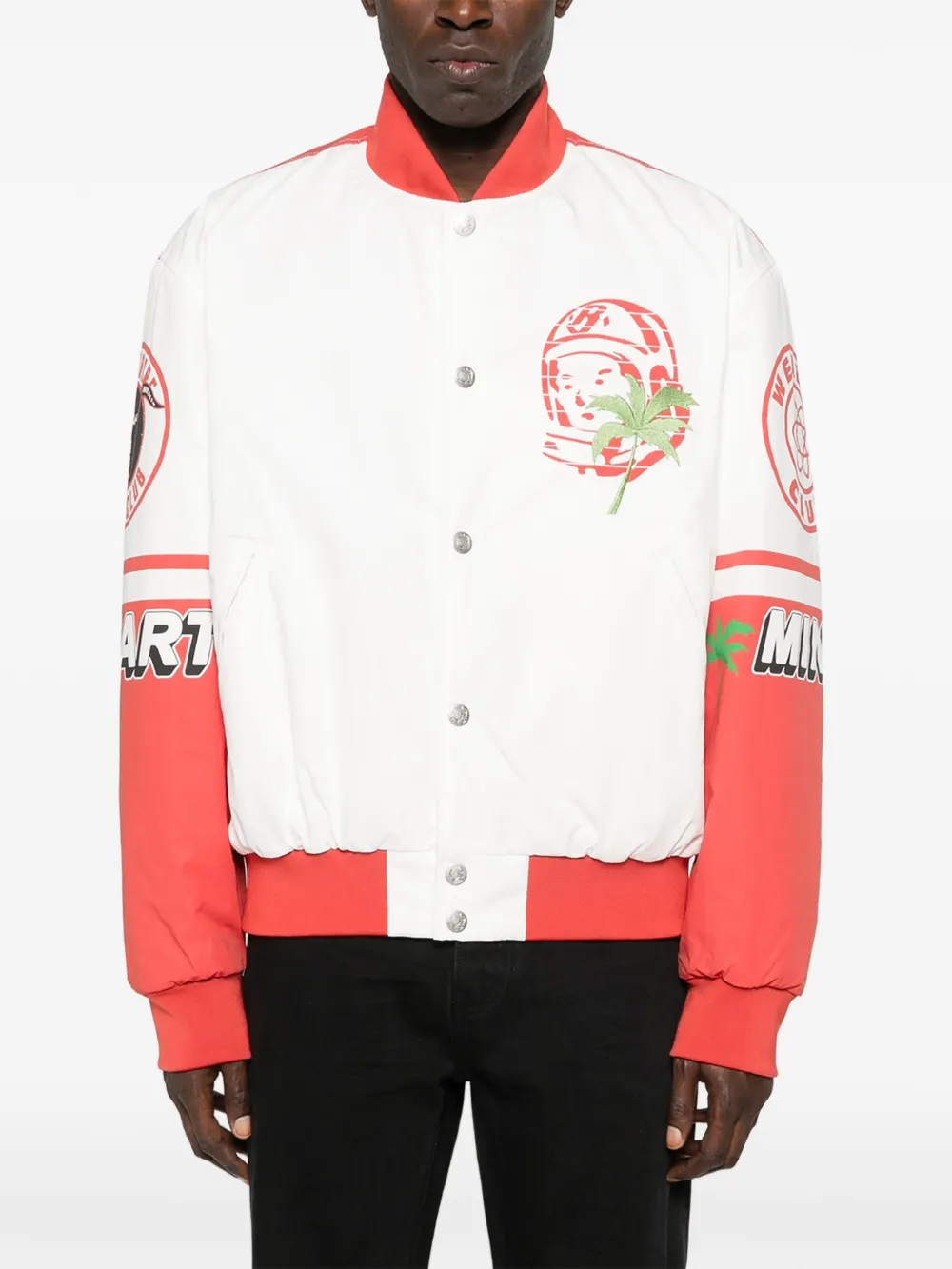Billionaire Boys Club Bomberjack met grafische print Wit