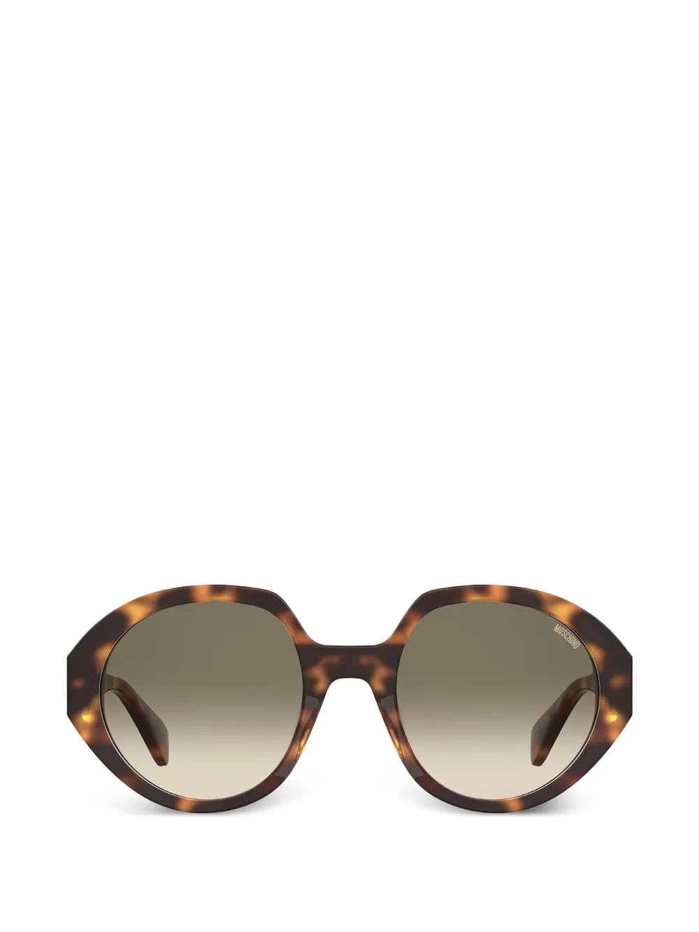 Moschino gradient-lenses sunglasses - Marrone