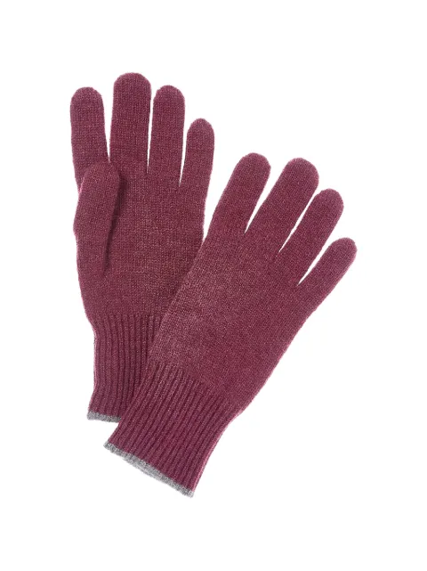 Brunello Cucinelli guantes de tejido fino