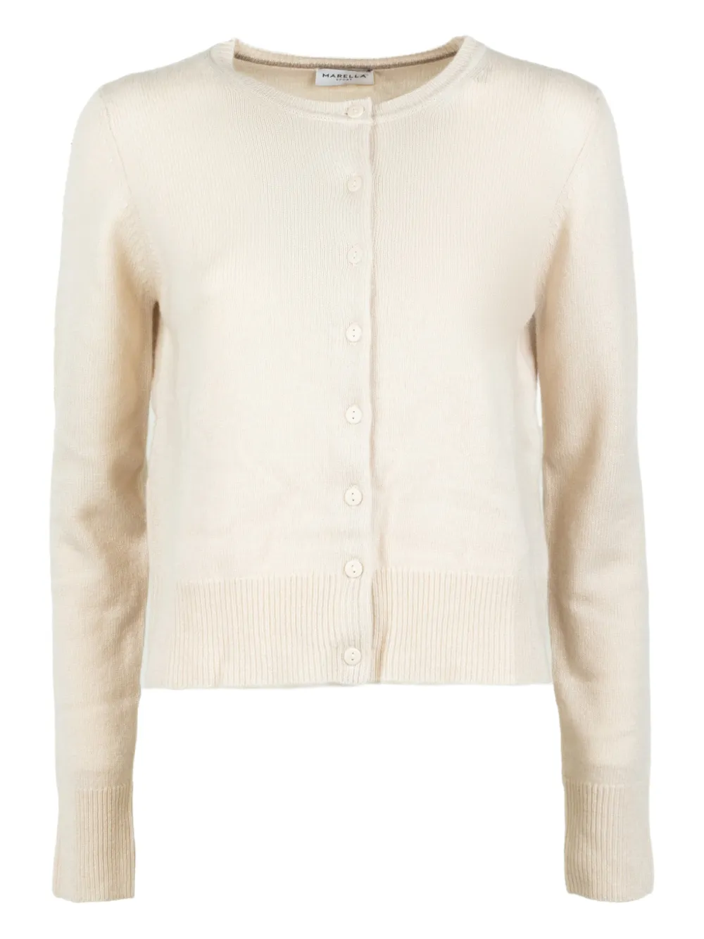 Marella button-up cardigan - Toni neutri
