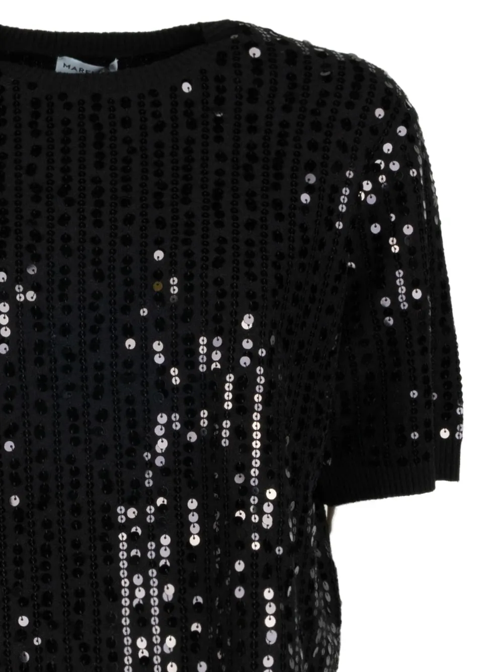 Marella sequin top - Zwart