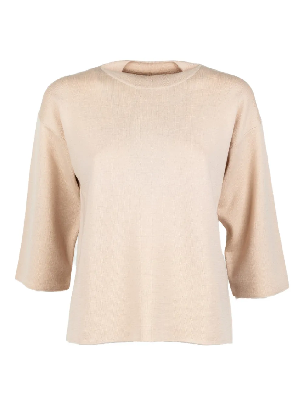 Marella three-quarter sleeve sweater - Toni neutri