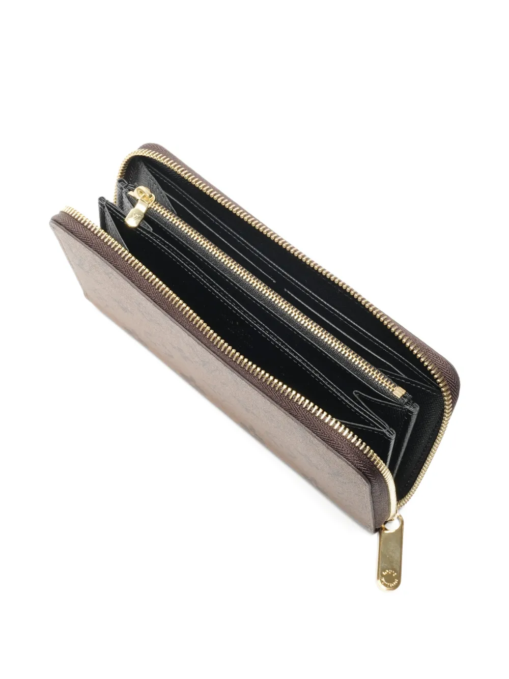 Pre-owned Louis Vuitton 2021-2025 Monogram-canvas Wallet In Brown