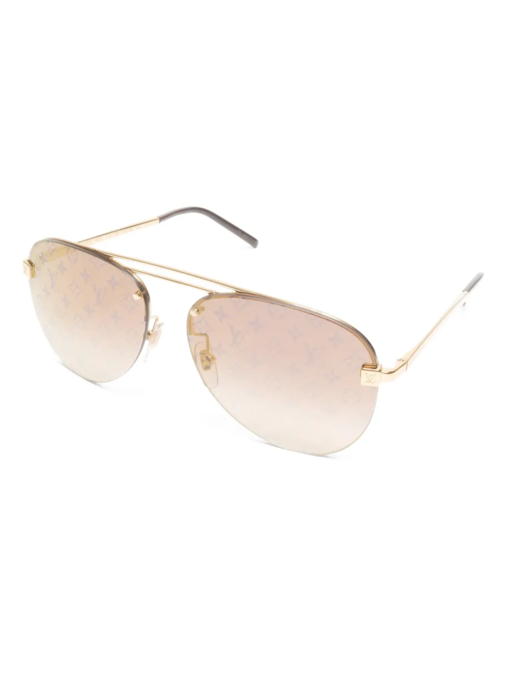 Louis Vuitton Pre-Owned 2023 pilot-frame sunglasses | Men | Image 2