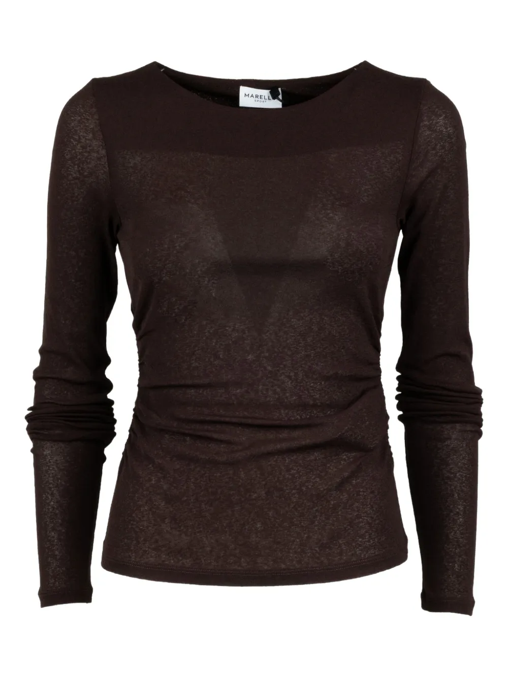Marella long-sleeve sweater - Marrone